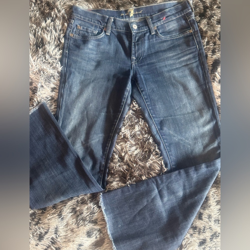 7 For All Mankind Women’s Mid Rise Bootcut Jeans Size 29 - Picture 4 of 10